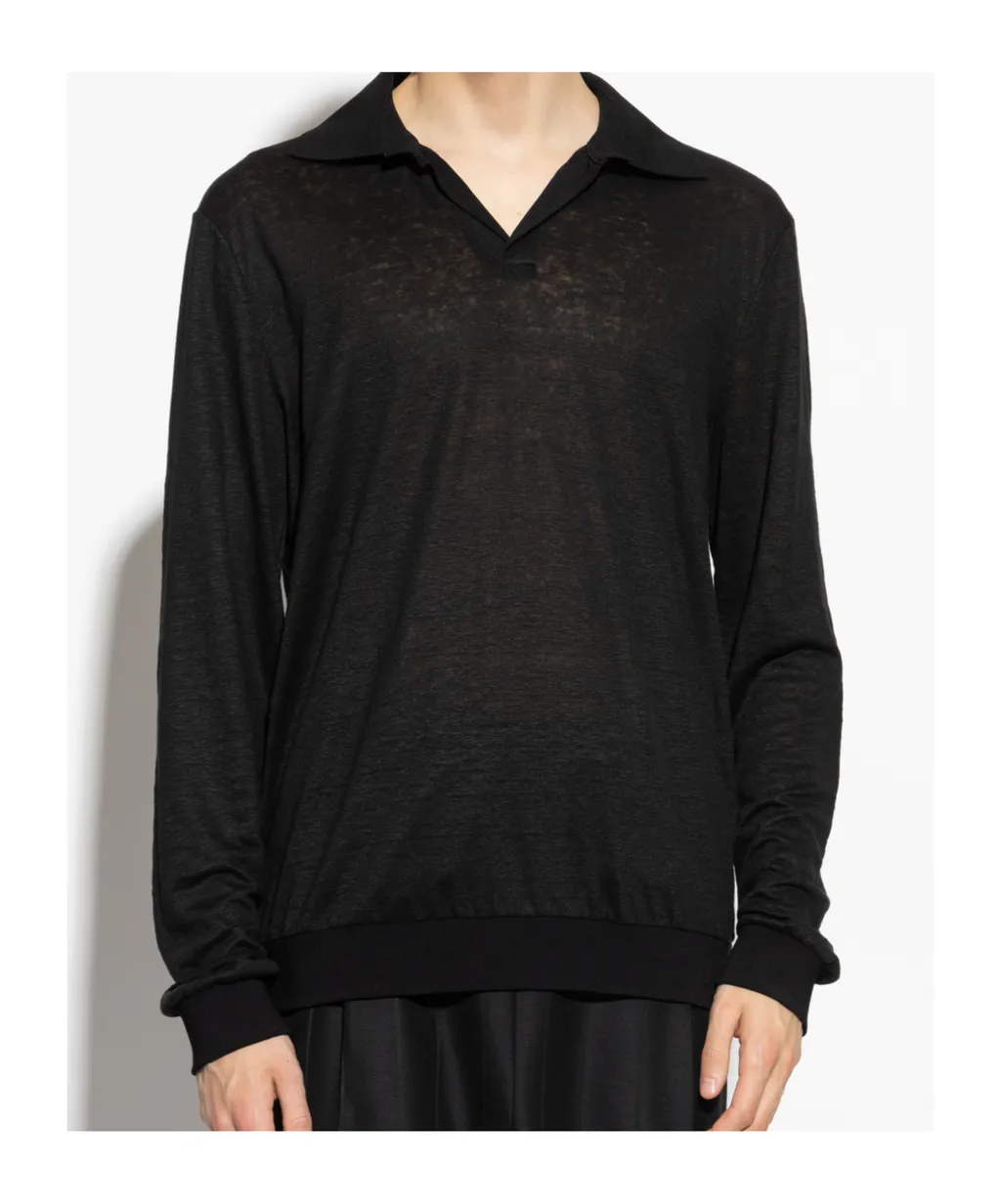 V-Neck Polo Shirt