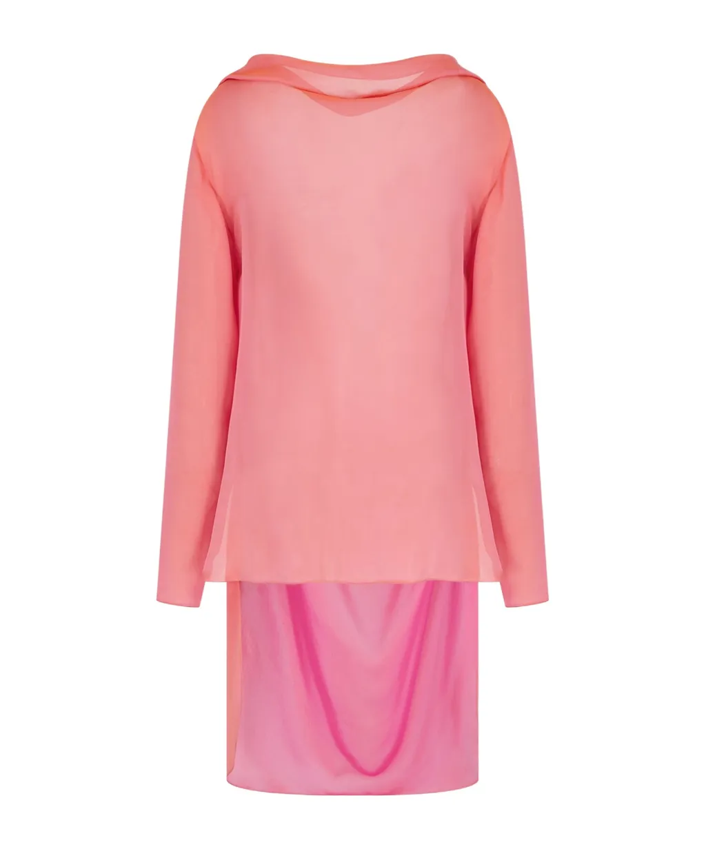 Draped Asymmetric Blouse