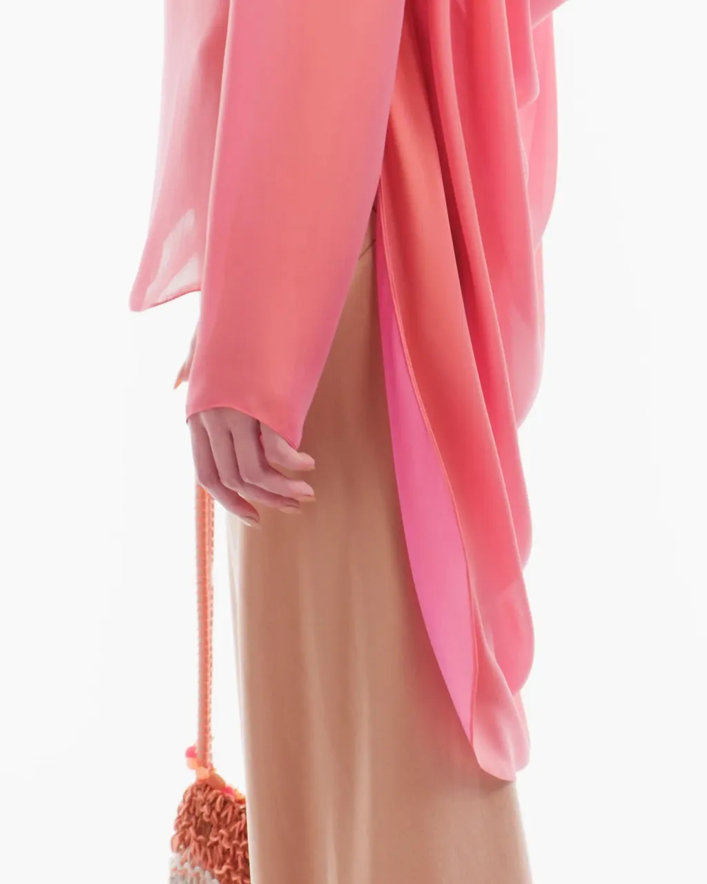 Draped Asymmetric Blouse