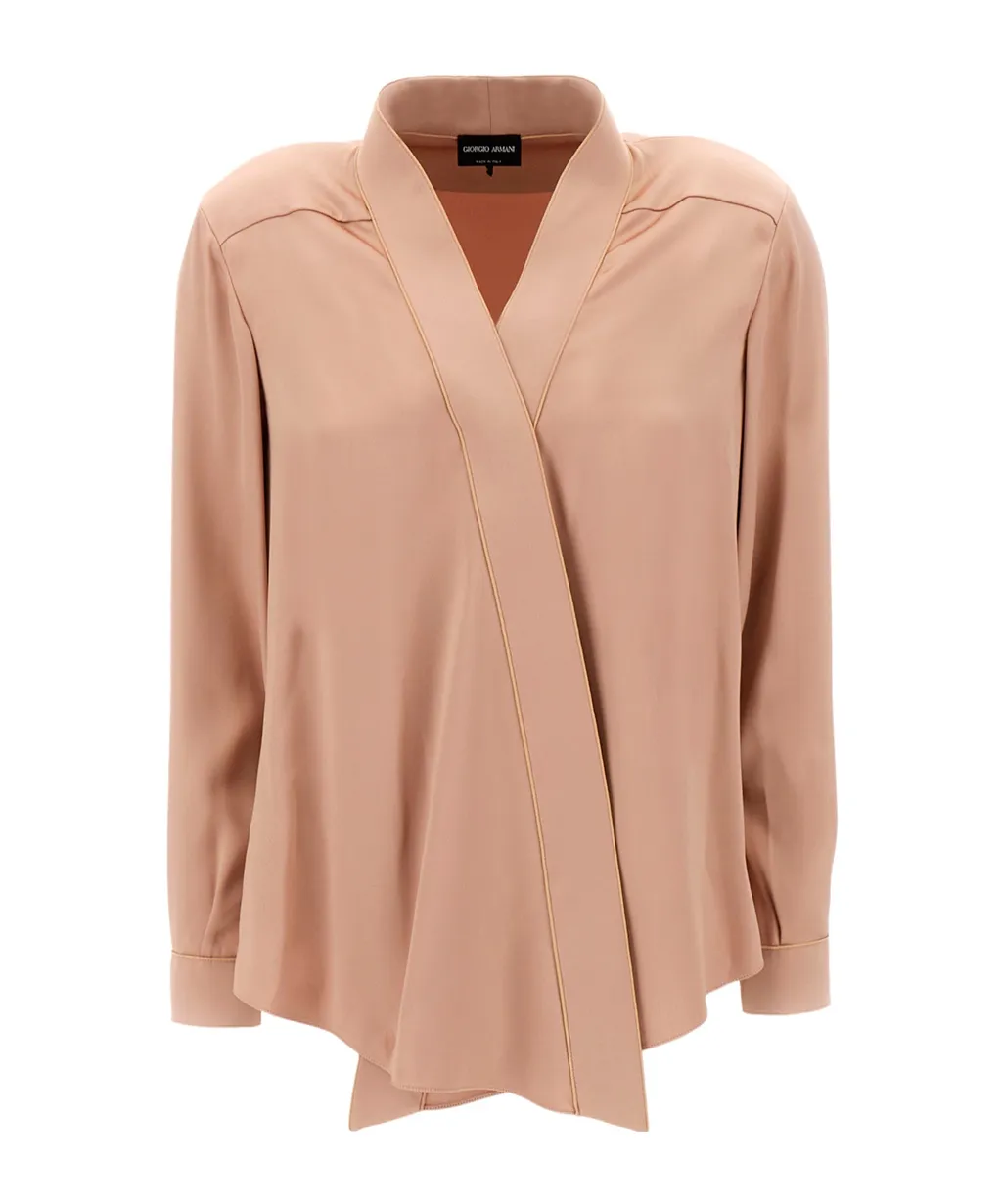 Double-Sided Satin Shirt
