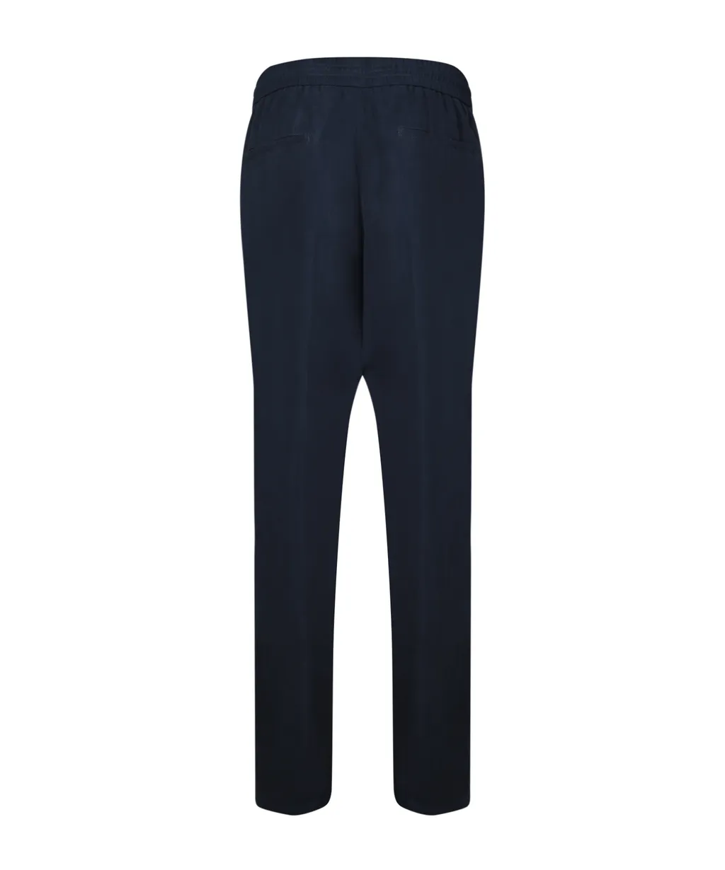 Pleated Drawstring Trousers