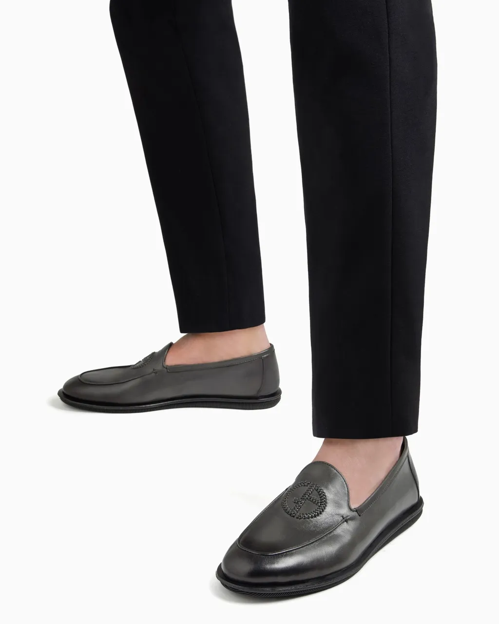 Almond Toe Slip-On Loafers