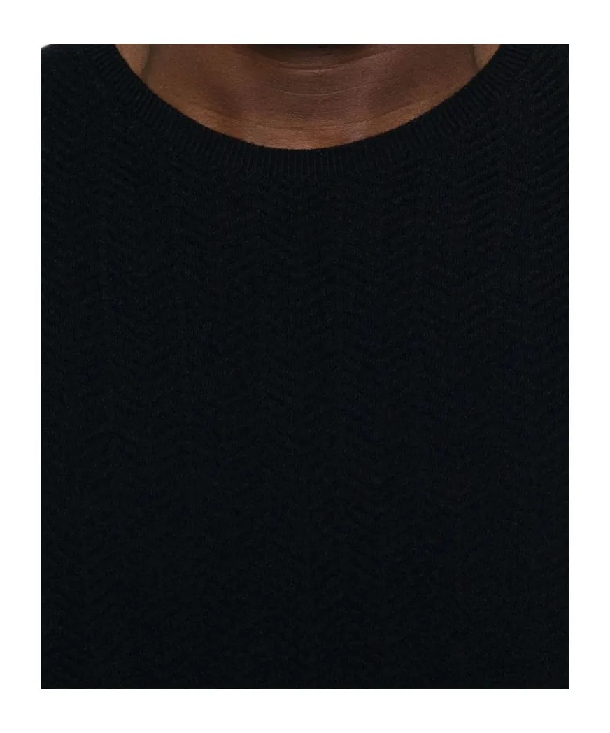 Chevron Crewneck T-Shirt