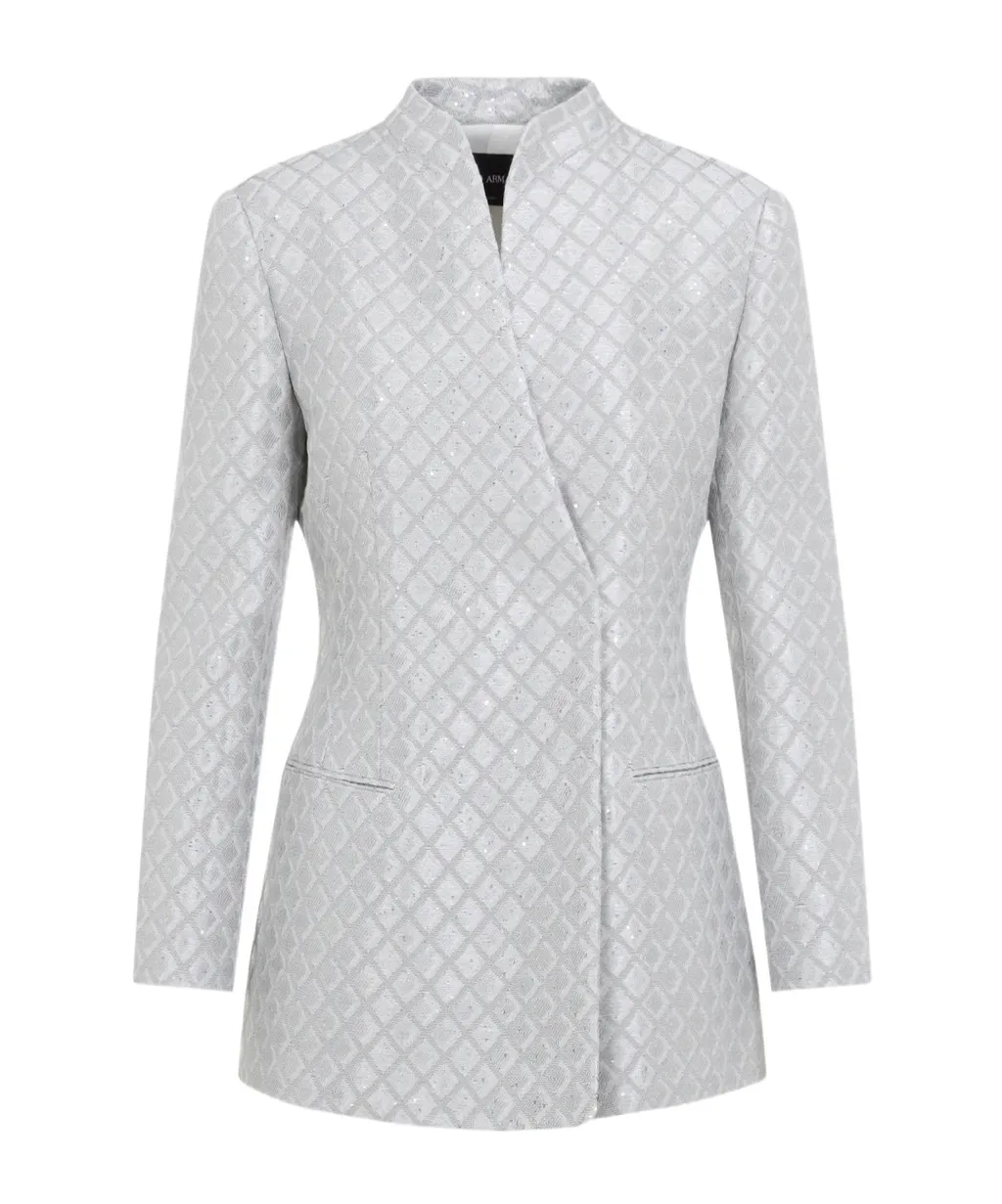 Checked Blazer