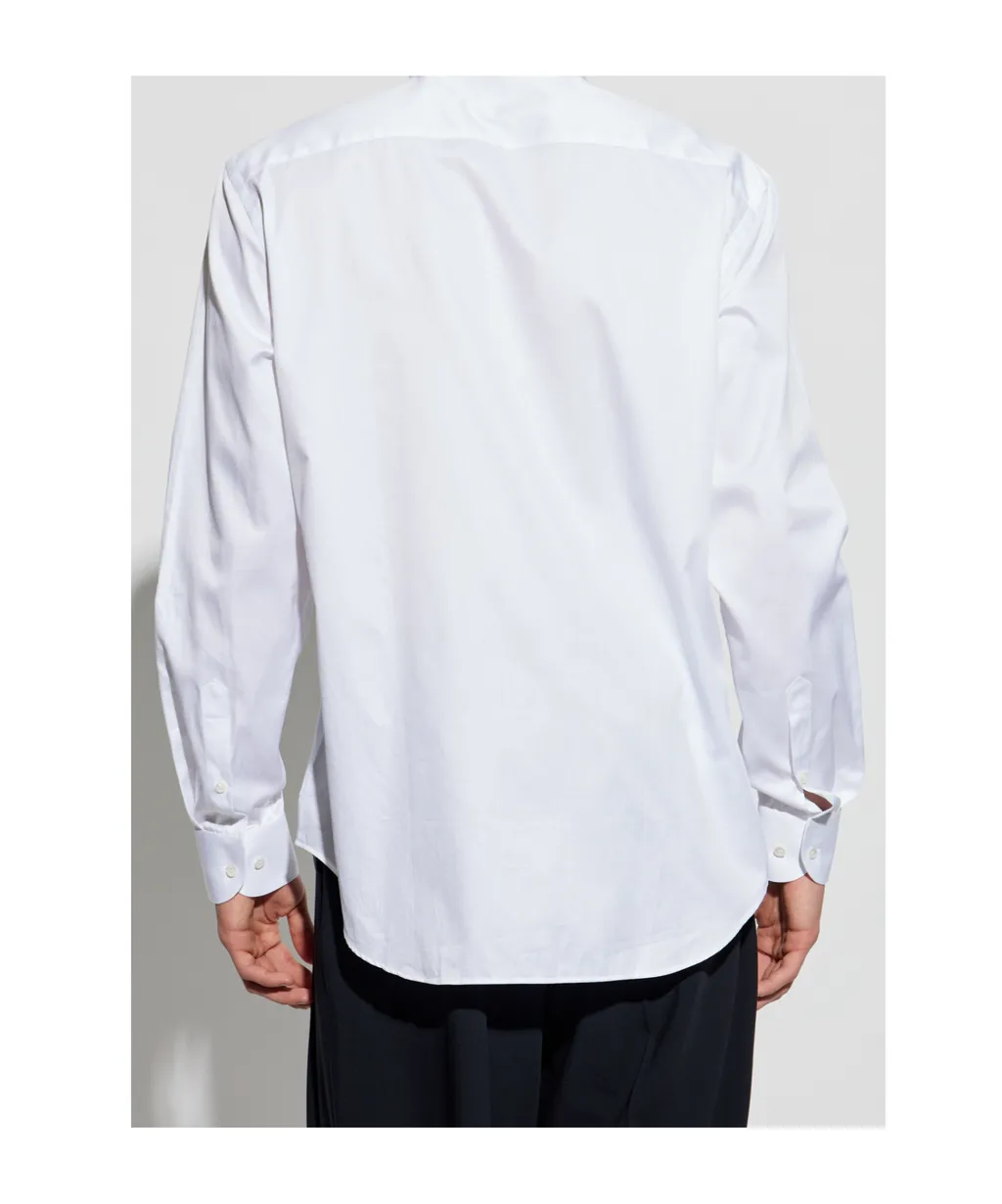 Curved Hem Twill Shirt