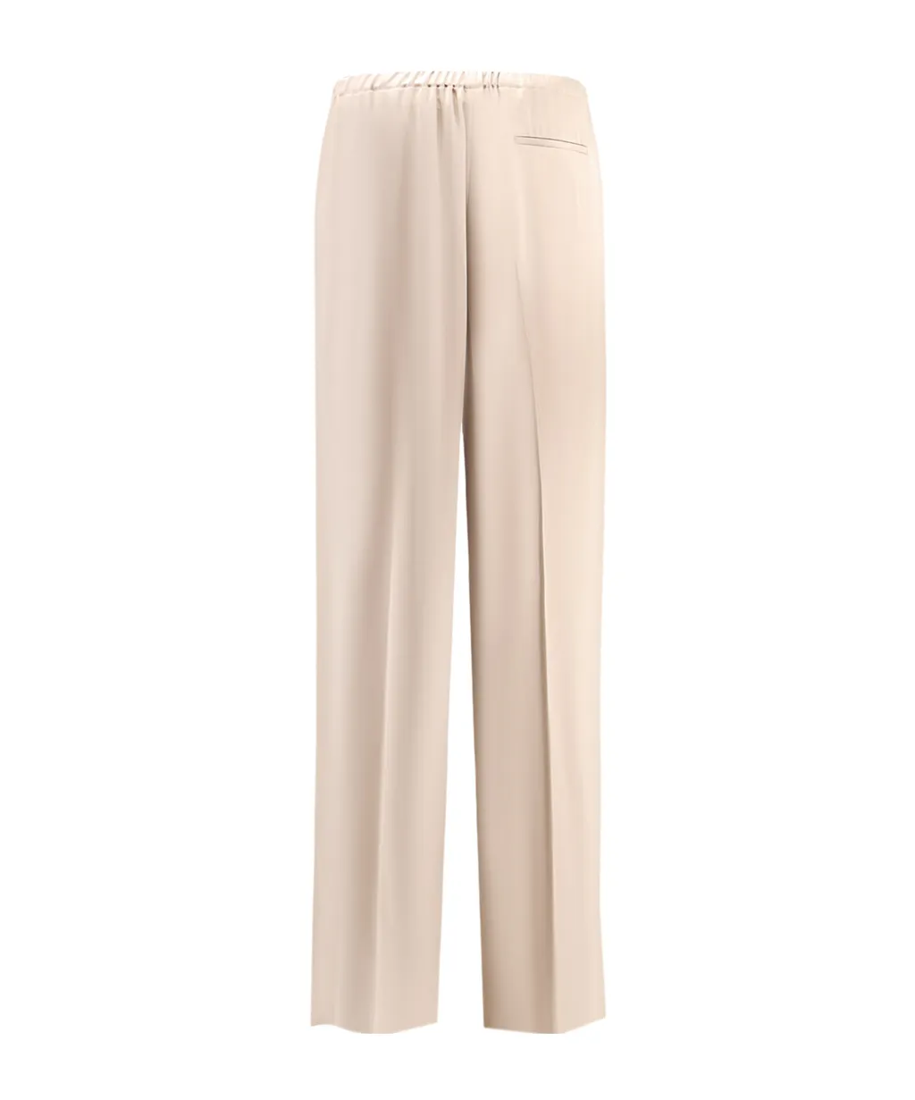 Mid-Rise Straight Leg Trousers