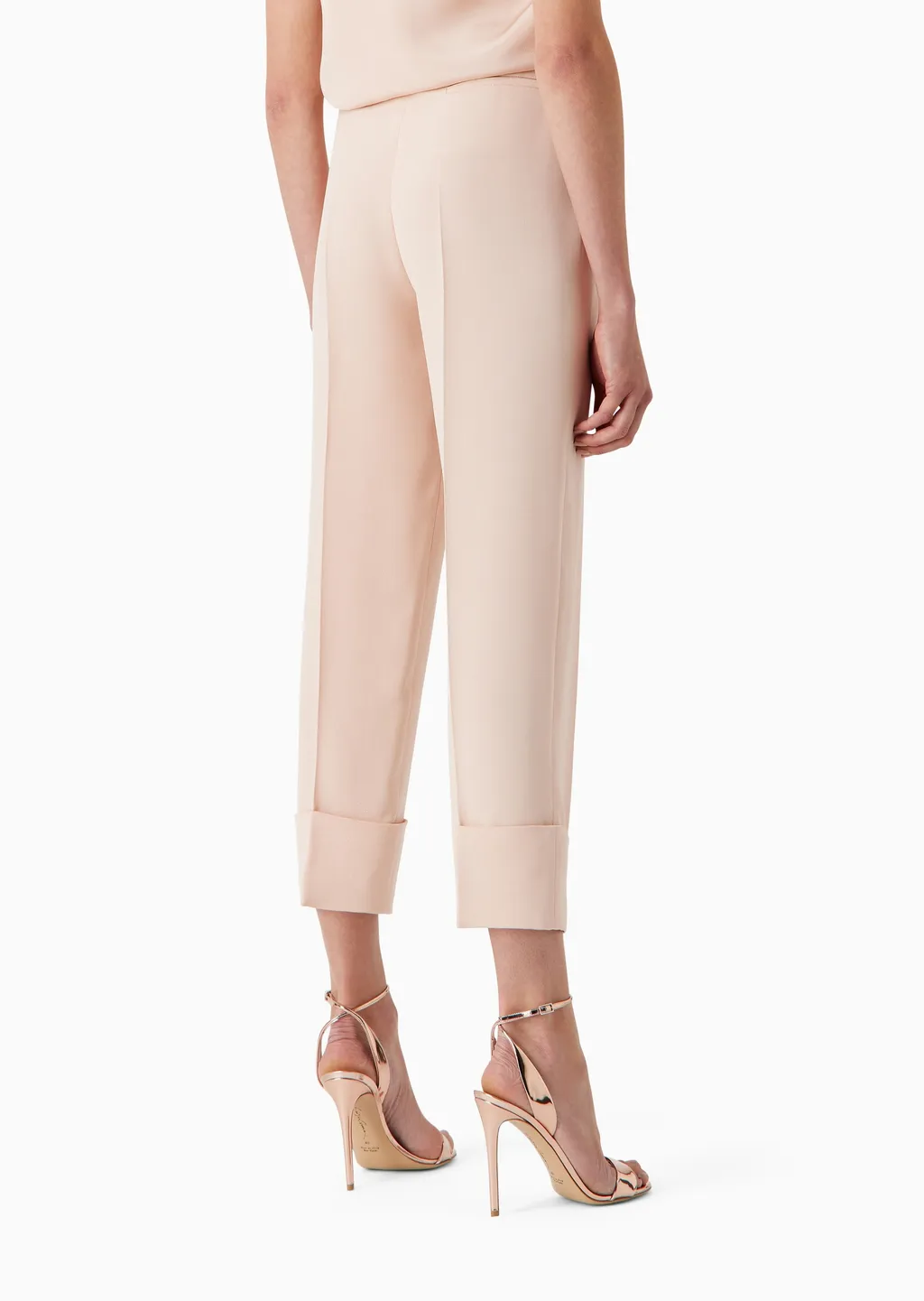 Mid Rise Glitter Detailed Trousers