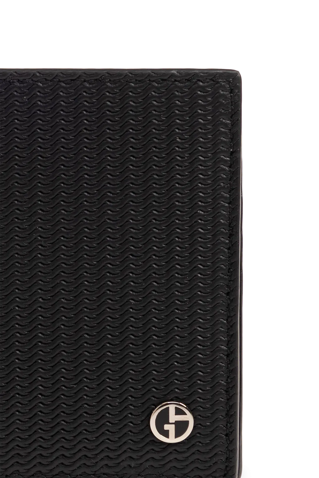 Wavy-Embossed Bi-Fold Wallet