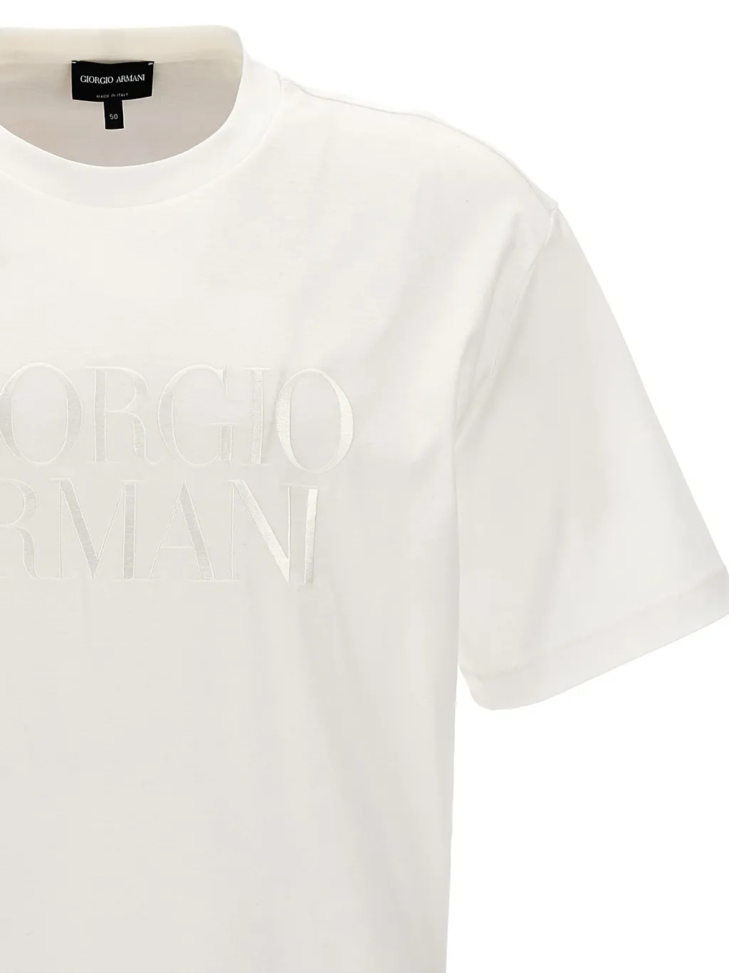 Logo Embroidered Crewneck T-Shirt