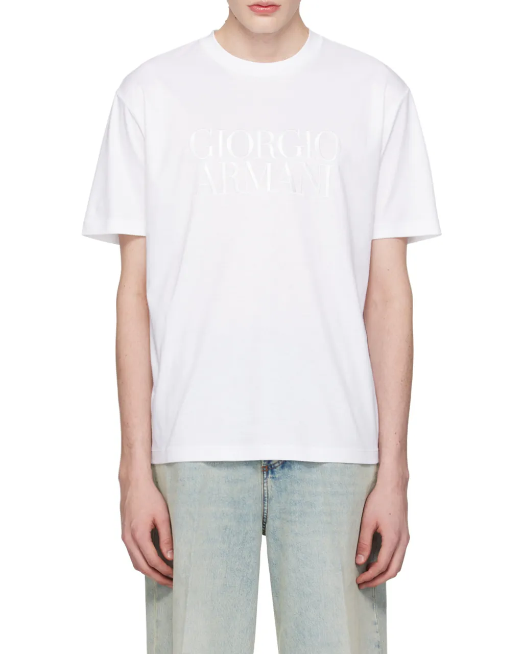 Logo Embroidered Crewneck T-Shirt