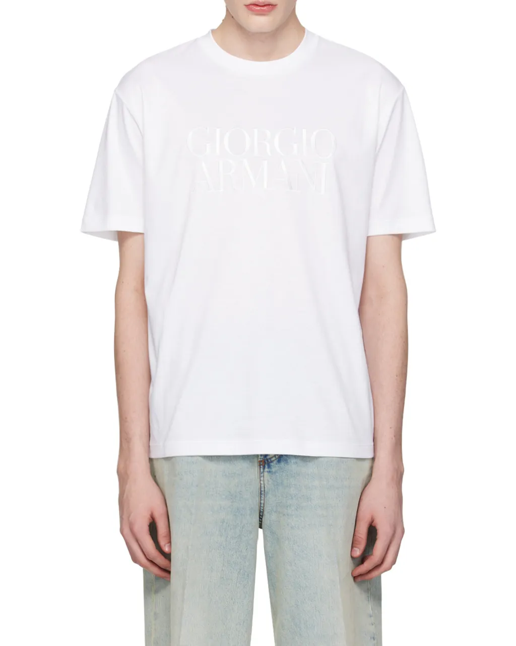 Logo Embroidered Crewneck T-Shirt