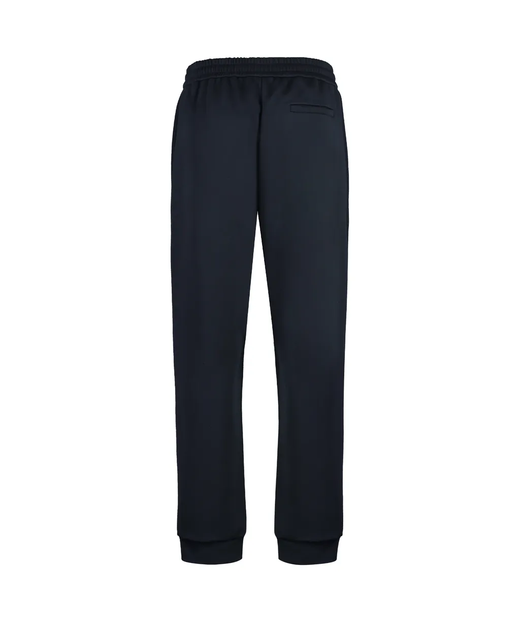 Logo Embroidered Elastic Waist Pants