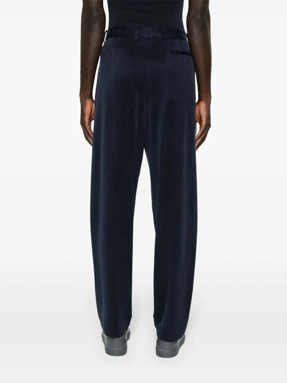 Straight-Leg Jersey Trousers