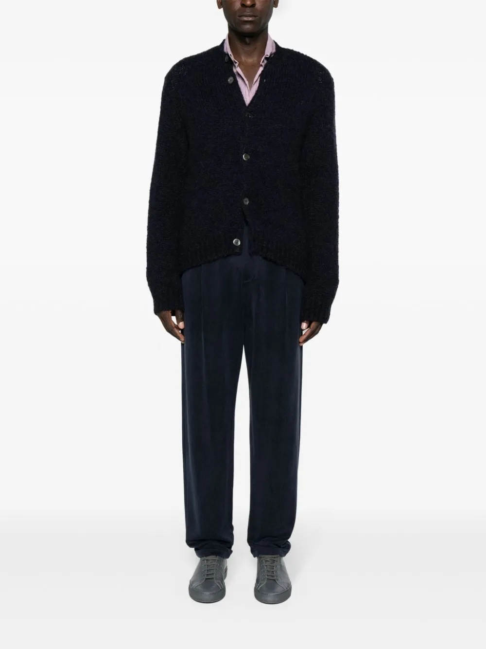 Straight-Leg Jersey Trousers