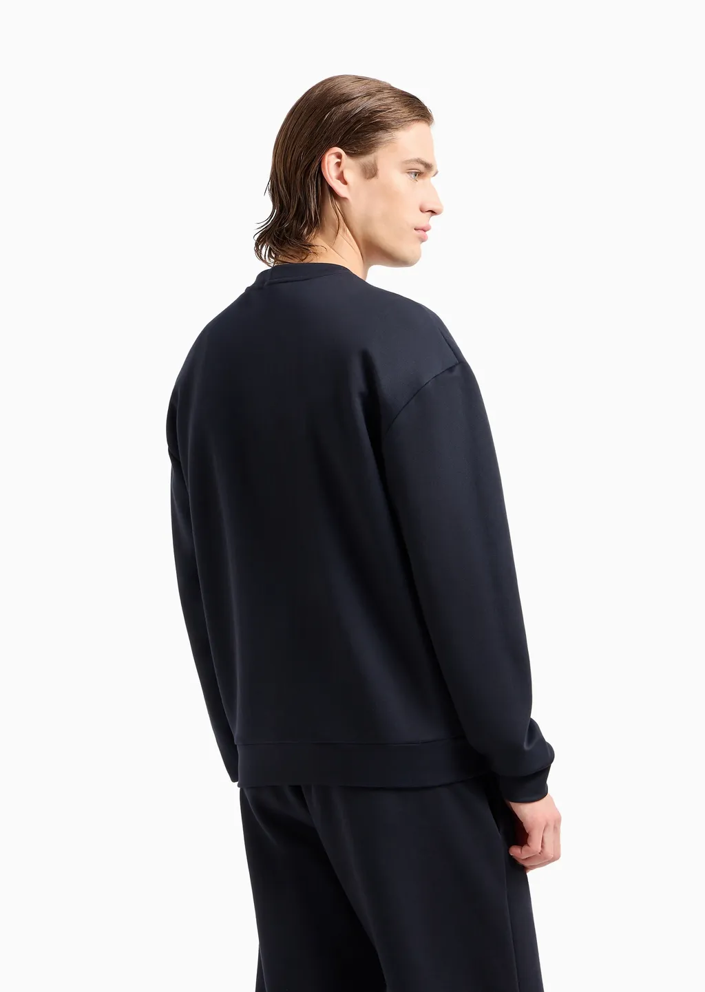 Logo-Embroidered Round-Neck Jumper