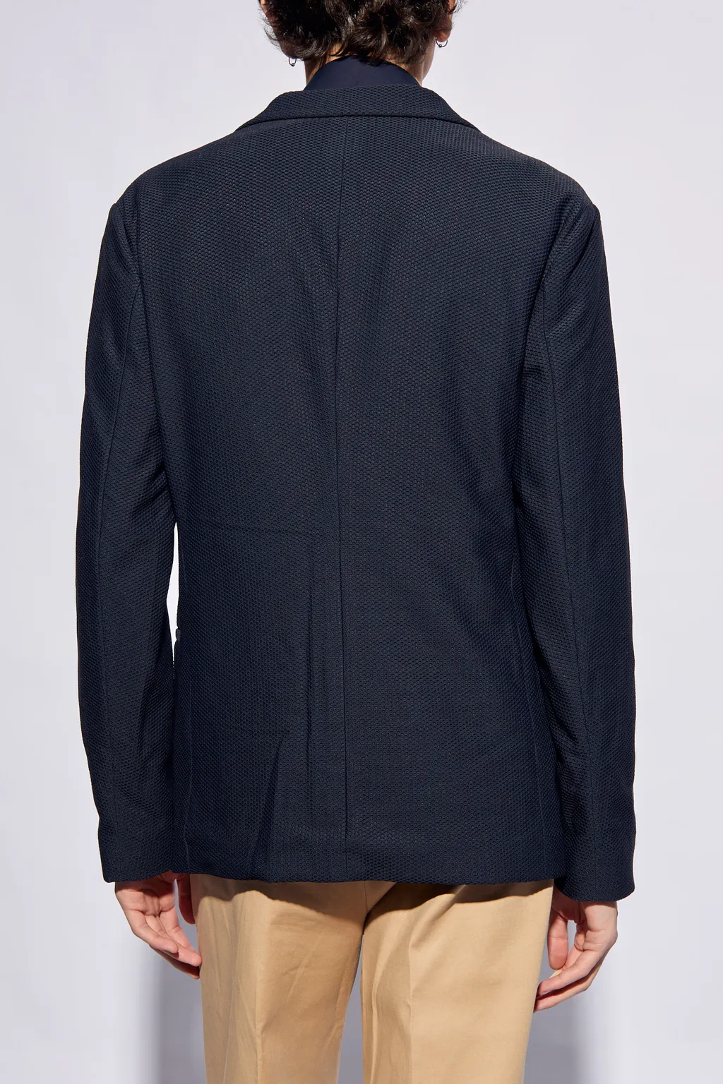 Single-Breasted Straight Hem Blazer