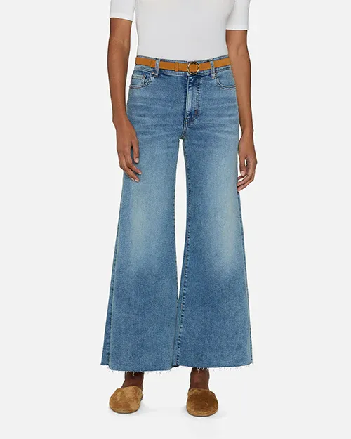 High-Waisted Wide-Leg Jeans