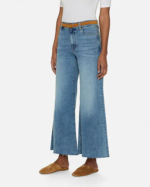 High-Waisted Wide-Leg Jeans