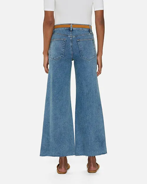 High-Waisted Wide-Leg Jeans