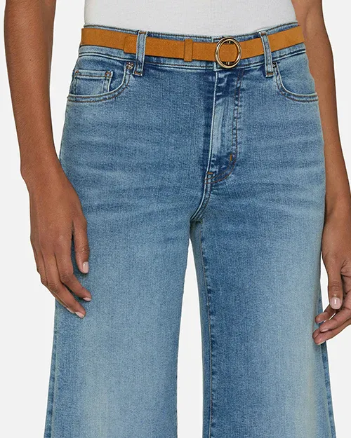 High-Waisted Wide-Leg Jeans