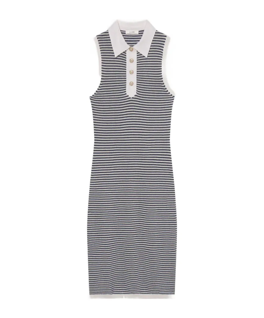 Sleeveless Striped Dress