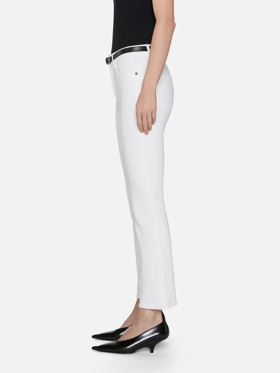 High-Waisted Flared Casual Pants