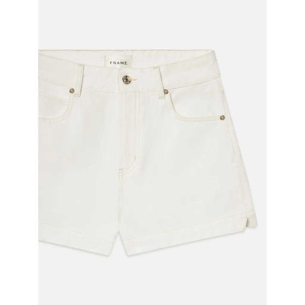 High-Waisted Denim Shorts