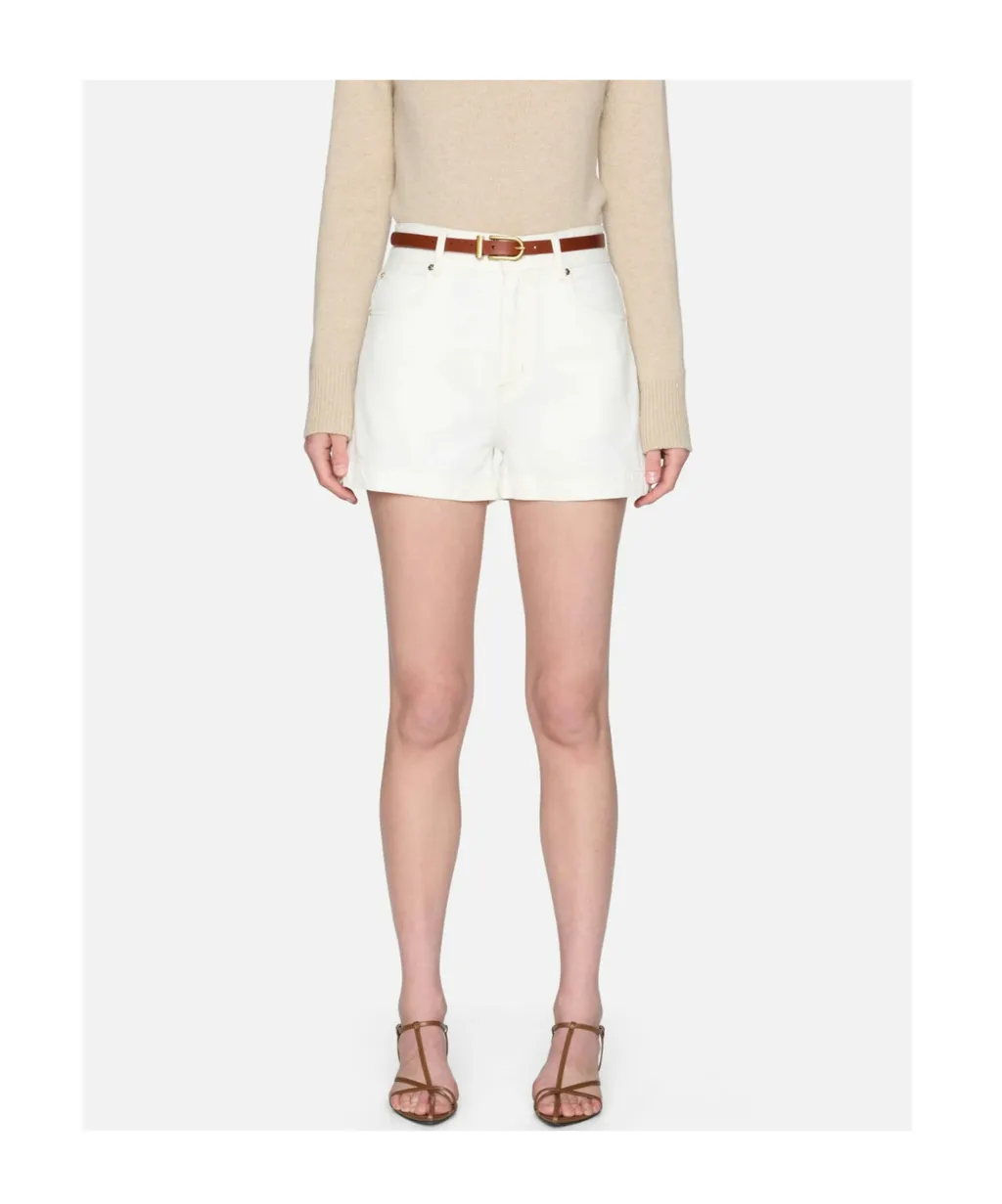 High-Waisted Denim Shorts