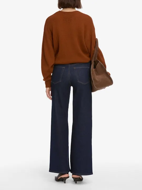 High-Waisted Wide-Leg Jeans