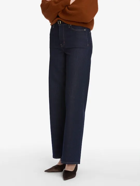High-Waisted Wide-Leg Jeans