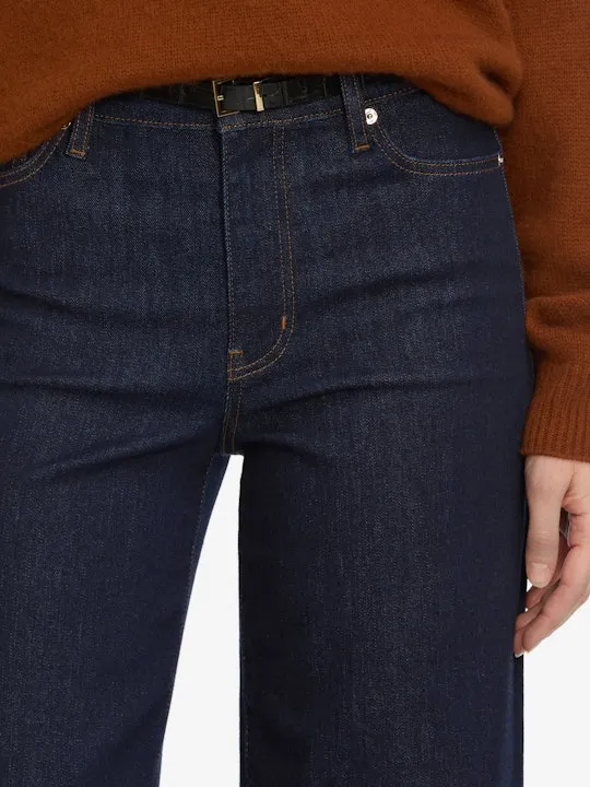 High-Waisted Wide-Leg Jeans