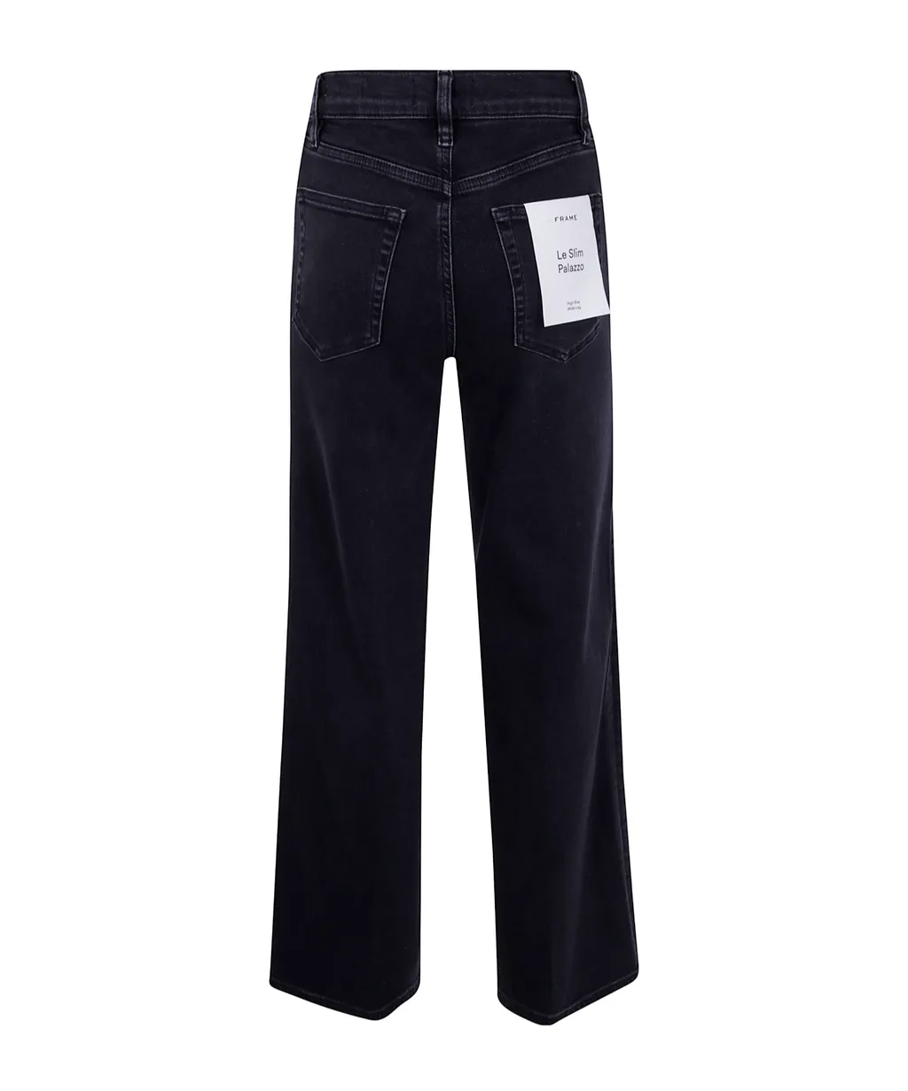 High-Waisted Wide-Leg Jeans