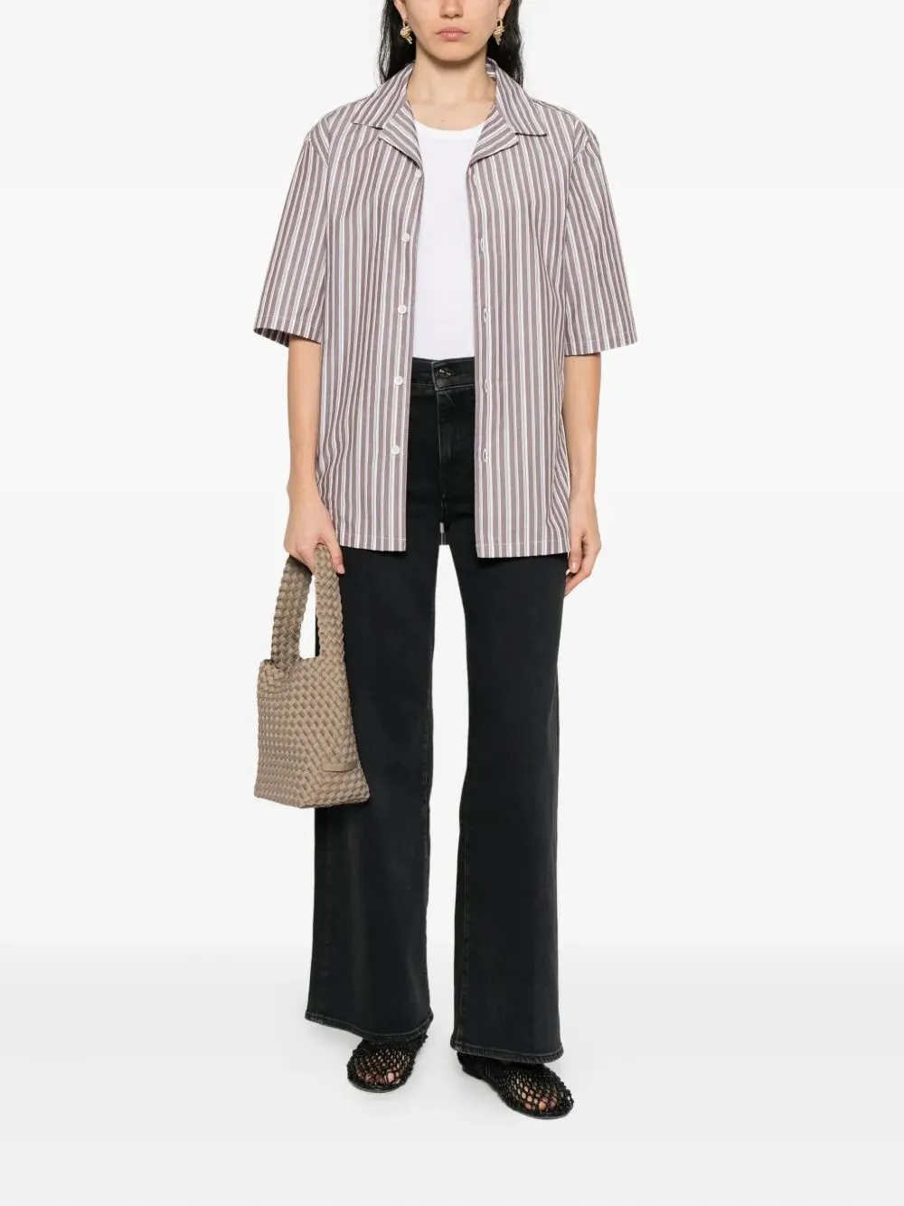 High-Waisted Wide-Leg Jeans
