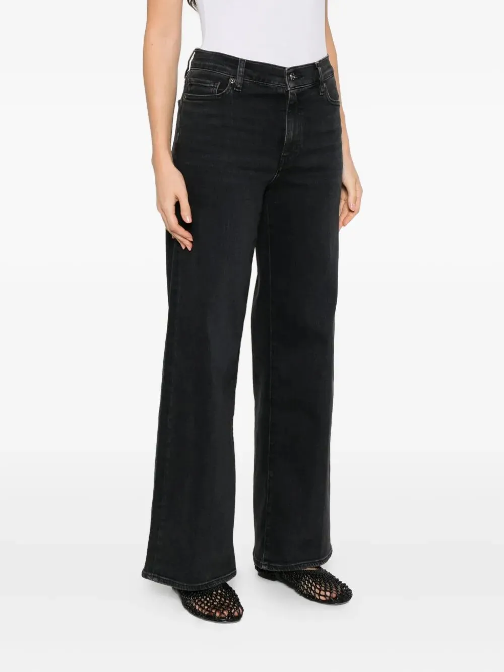 High-Waisted Wide-Leg Jeans