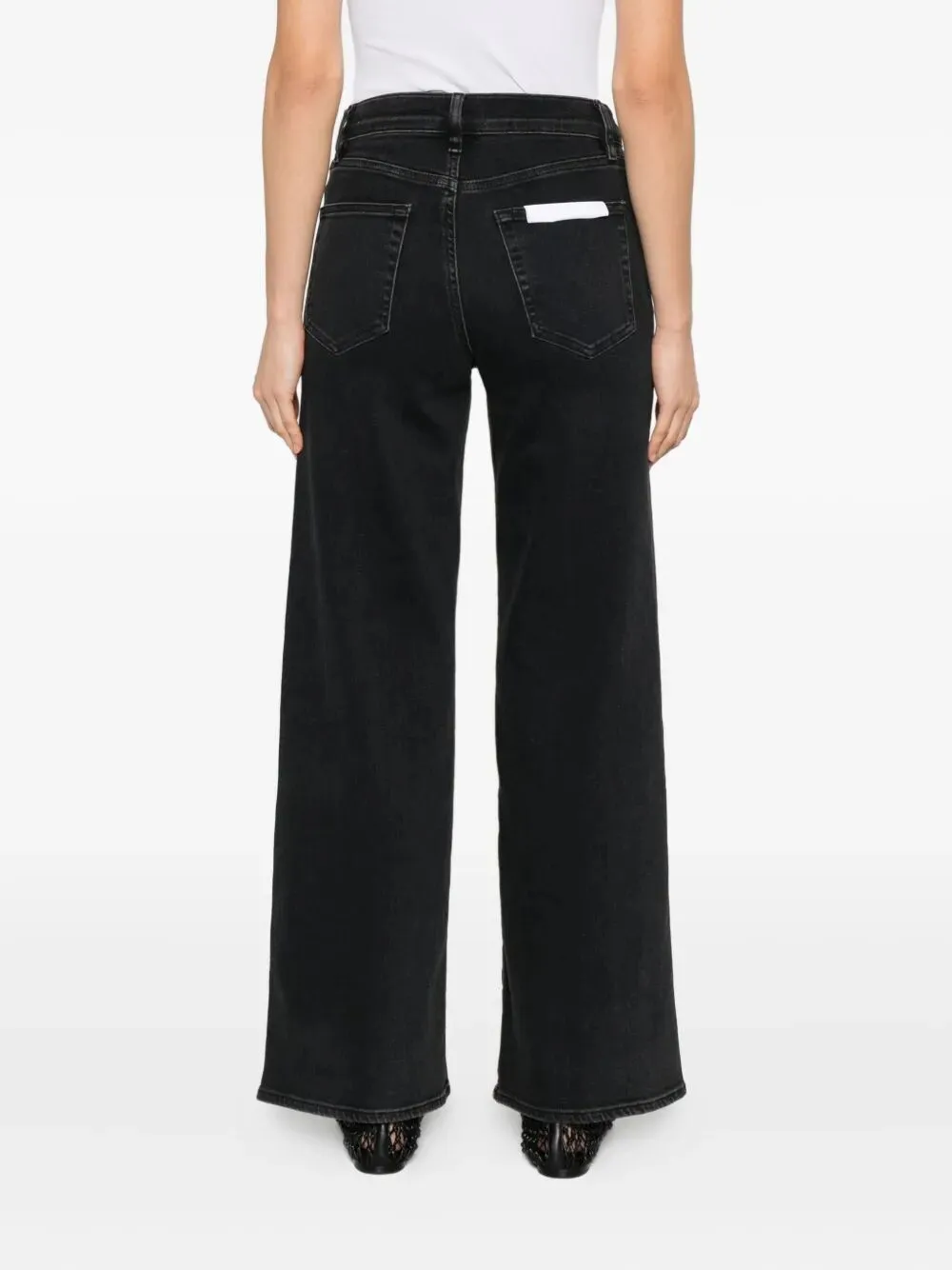 High-Waisted Wide-Leg Jeans