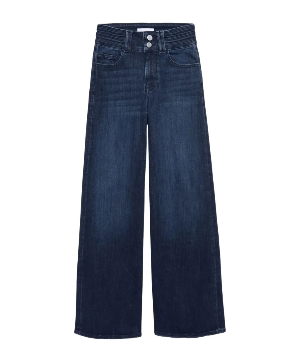 High-Waisted Wide-Leg Jeans