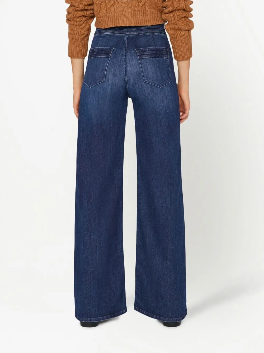High-Waisted Wide-Leg Jeans