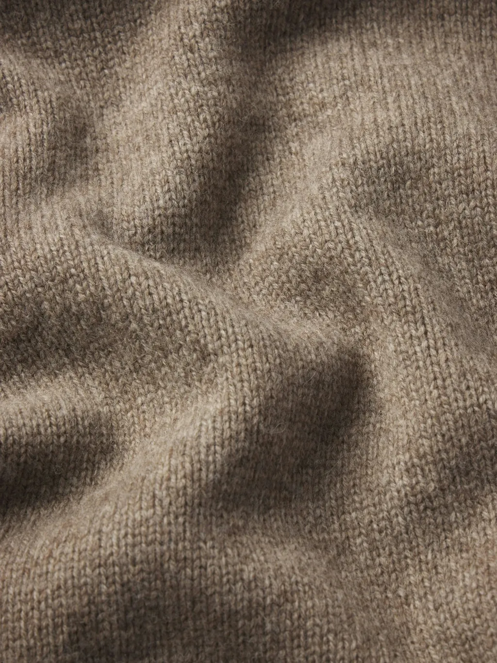 Polo-Neck Buttoned Cardigan