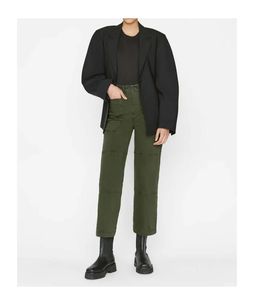High Waist Straight Casual Pants