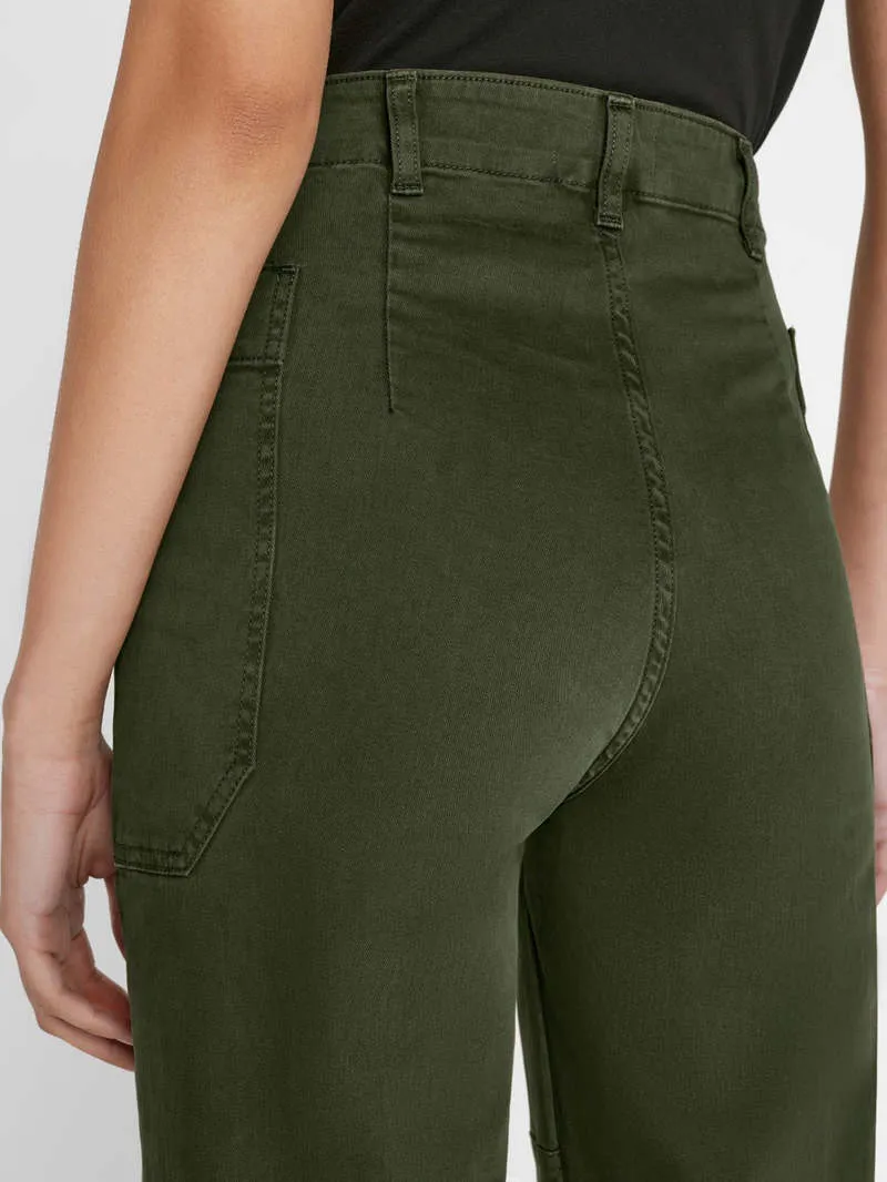 High Waist Straight Casual Pants