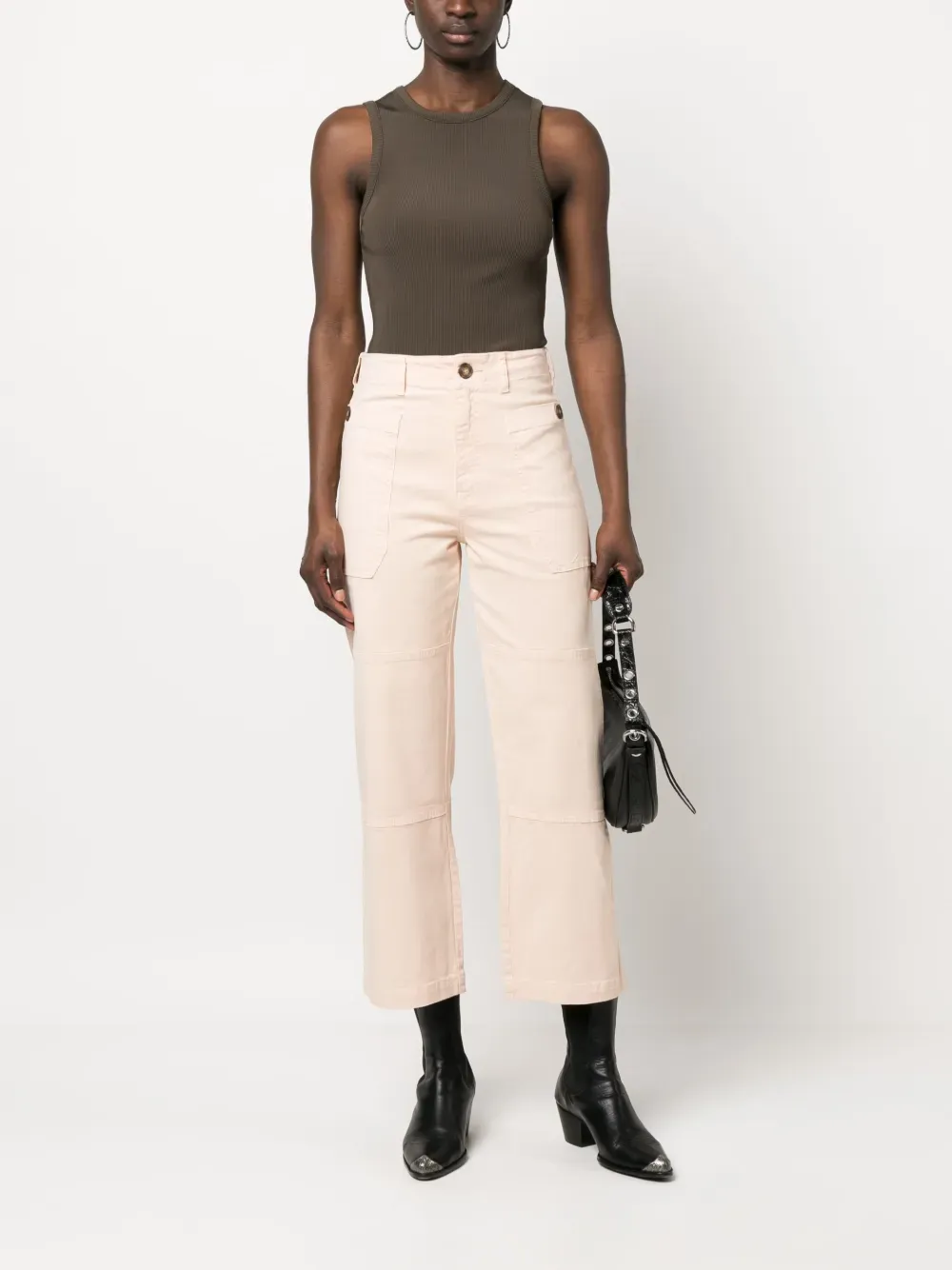 Straight-Leg Cargo Trousers