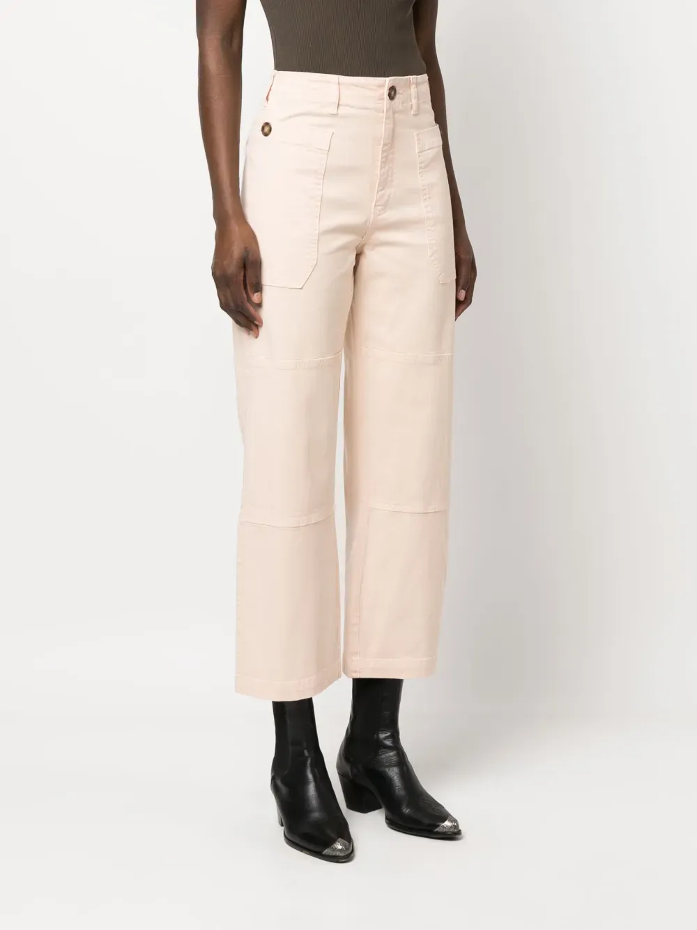 Straight-Leg Cargo Trousers