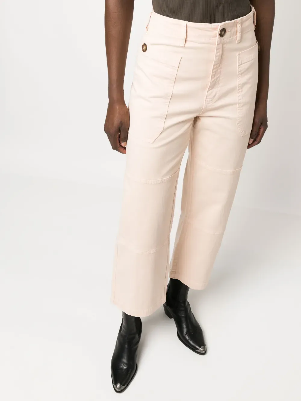 Straight-Leg Cargo Trousers