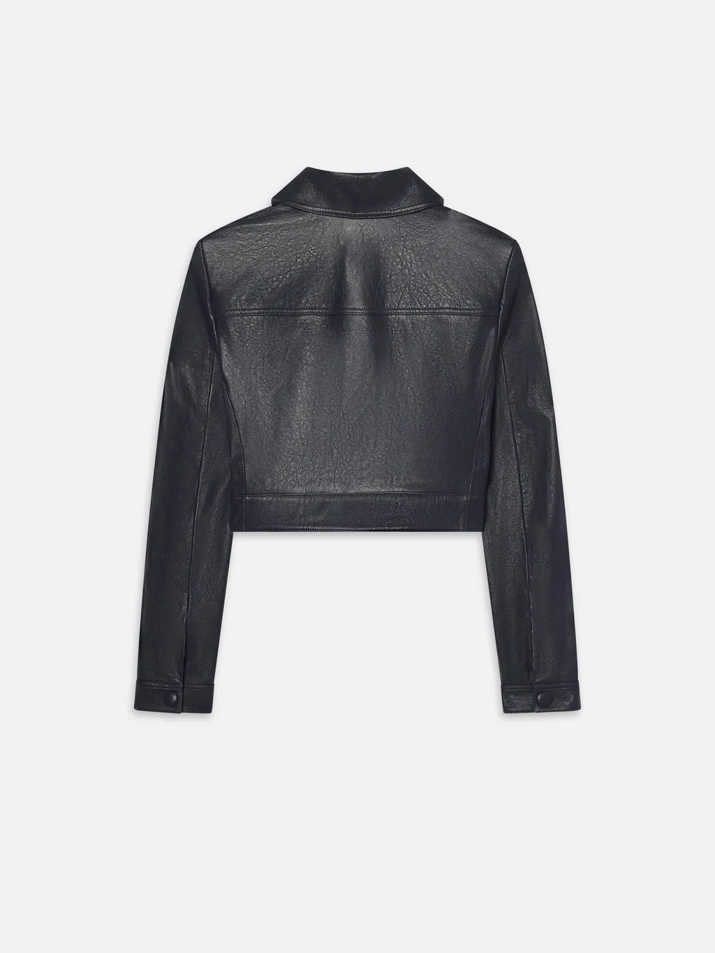 Long Sleeve Leather Jacket