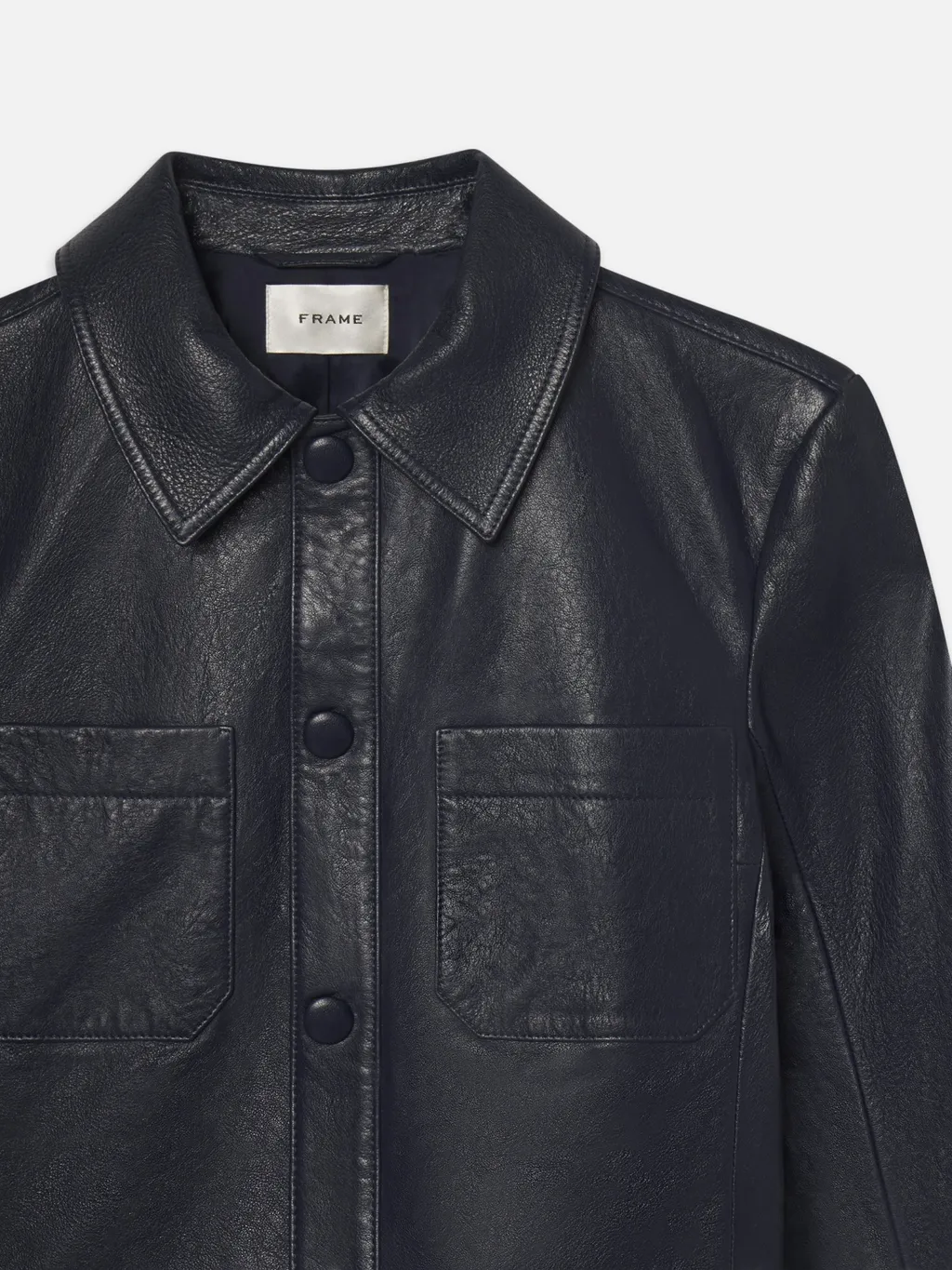 Long Sleeve Leather Jacket