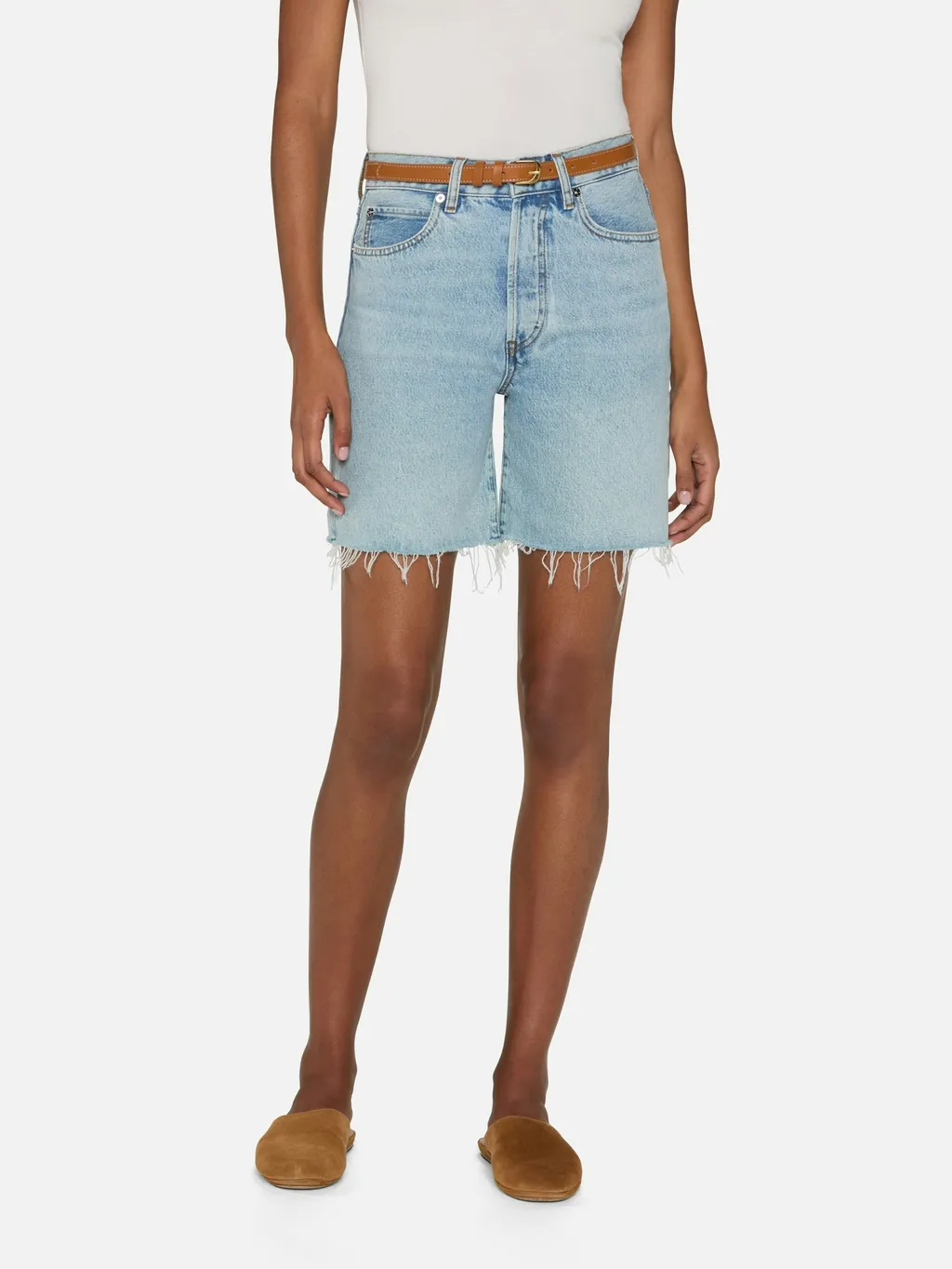 High Waist Denim Shorts