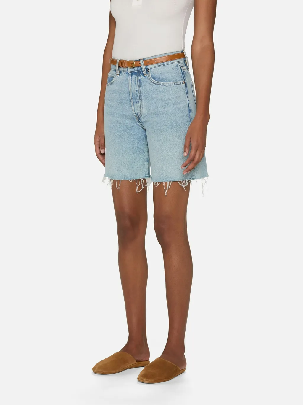 High Waist Denim Shorts
