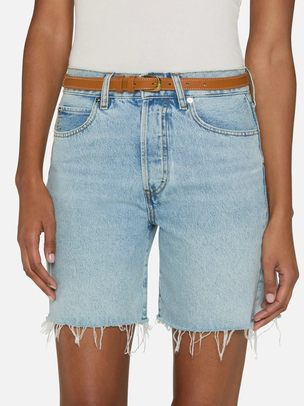 High Waist Denim Shorts