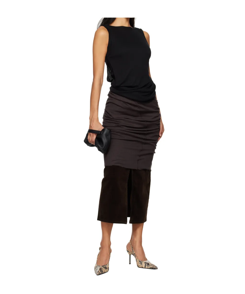 The Corduroy Midaxi Midi Skirt