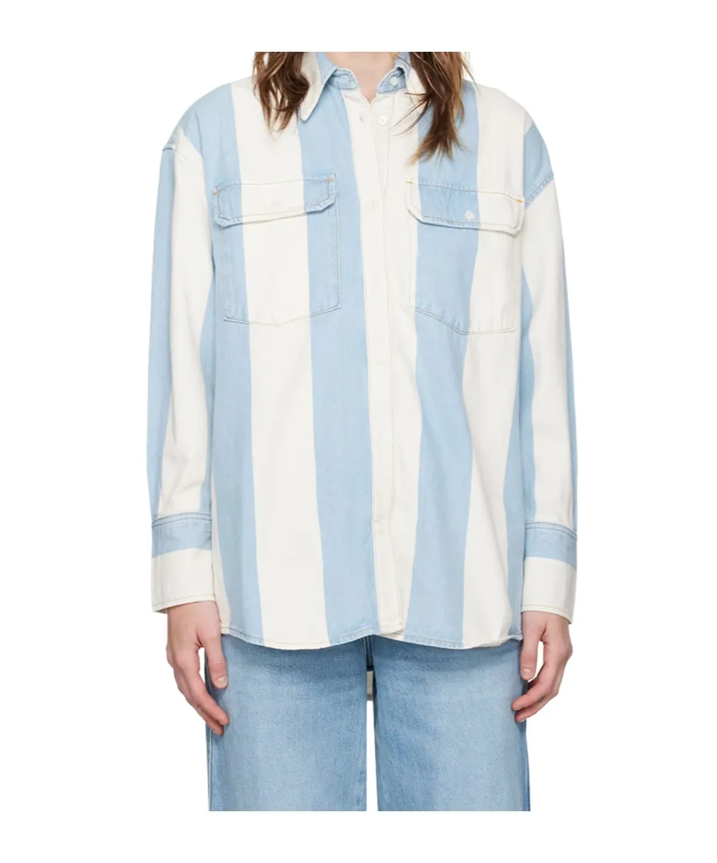 Striped Denim Shirt